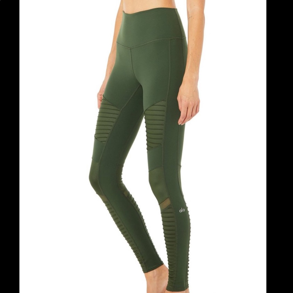 ALO YOGA MOTO LEGGINGS SIZE SMALL